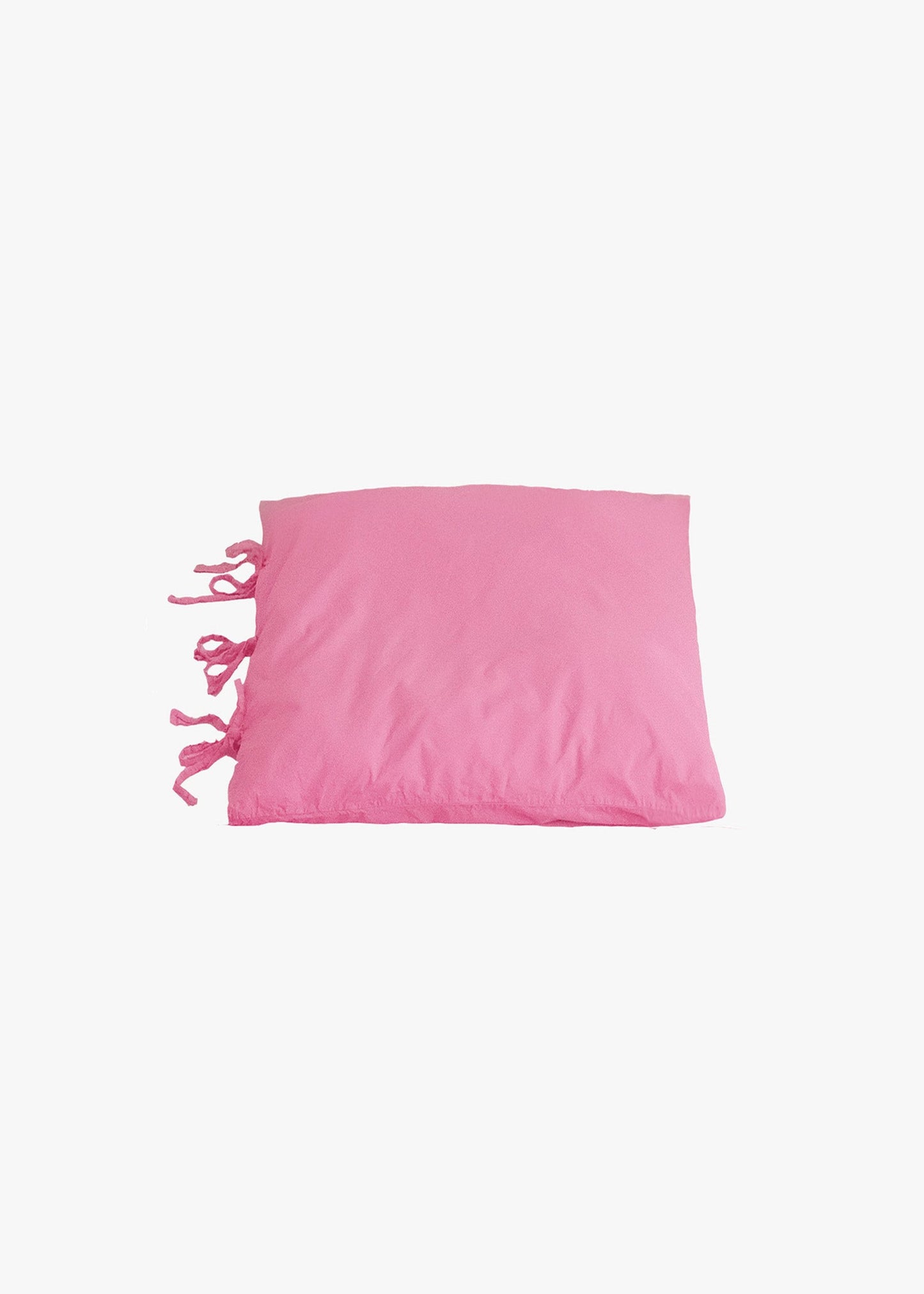 THE BOW - PILLOW COVER PERCALE, PASTELLO PINK 80x80cm